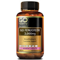 GO Healthy GO Fenugreek 3000+ 120 Vcaps